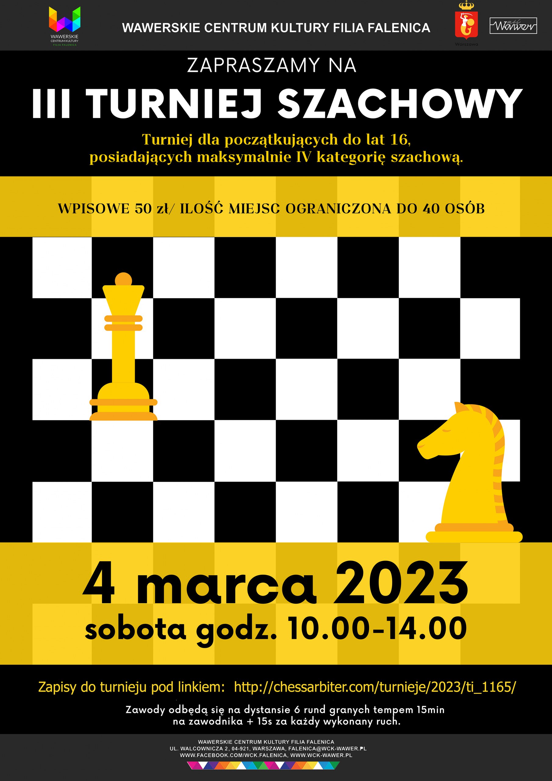 szachownica z żółtym koniem i żółtym królem